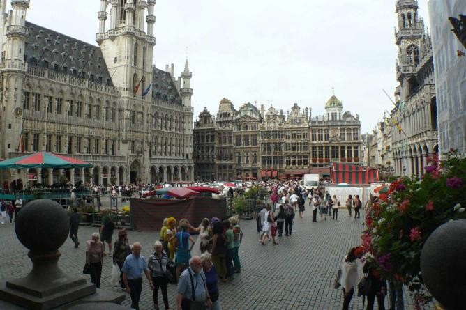Bruxelles Maisons Bordant la Grand Place | © Galaxa1 / WikiCommons - Trip14.com