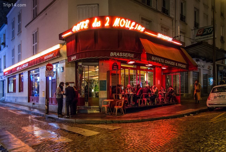 Café des 2 Moulins ở Montmartre │ © Cyril Schneider - Trip14.com
